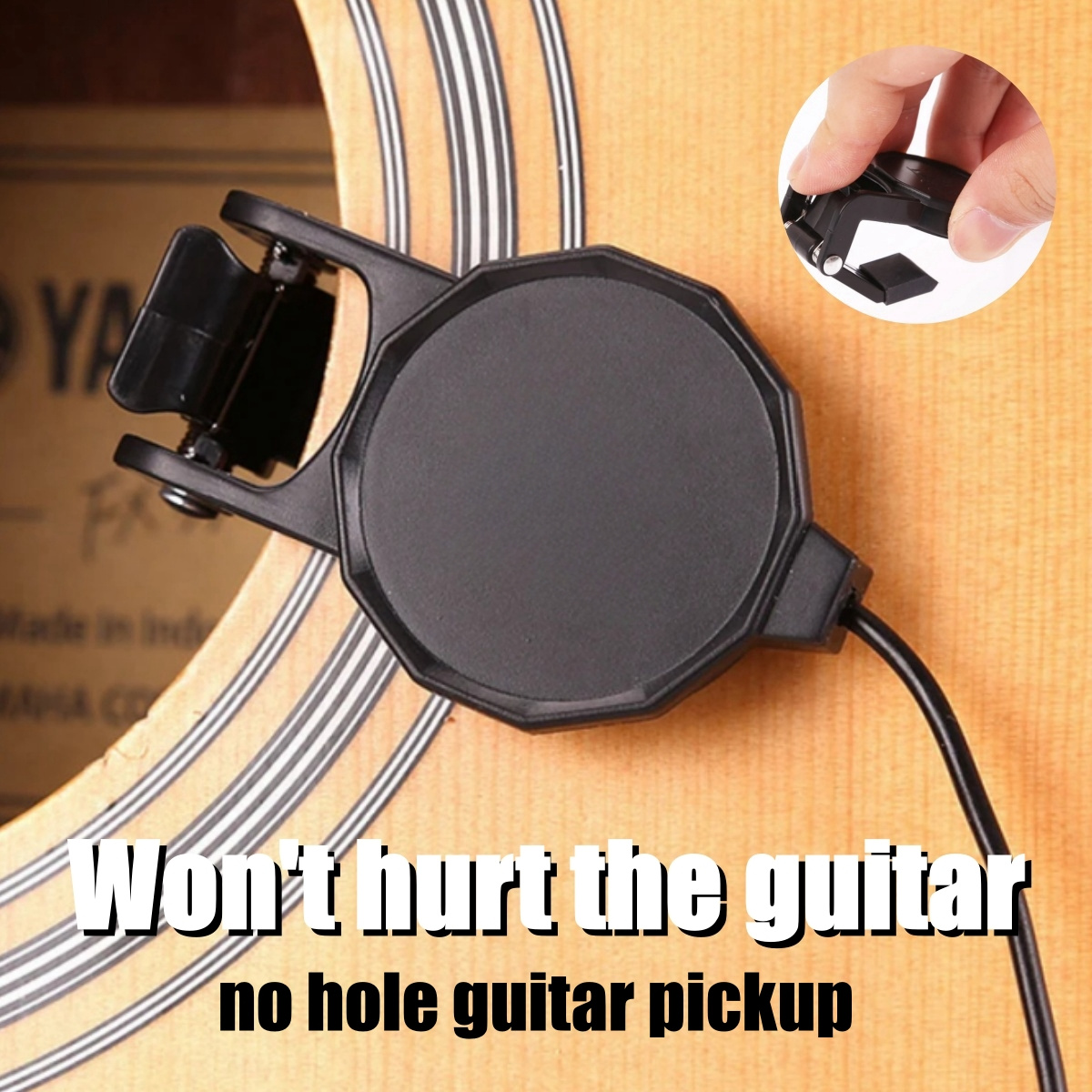 Musical Instrument Types - Prise Audio à clipser pour guitare