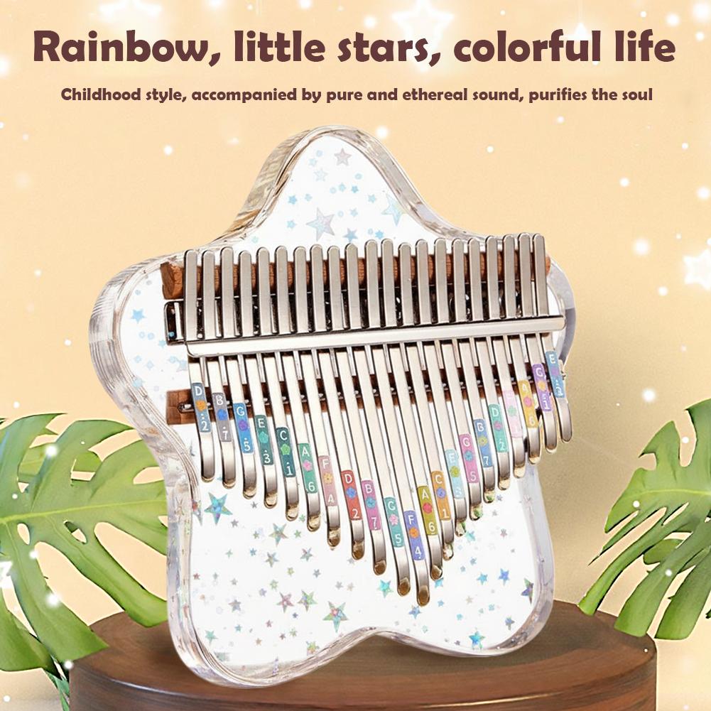 Musical Instrument Kalimba - Piano à doigts portable 21/17 touches,