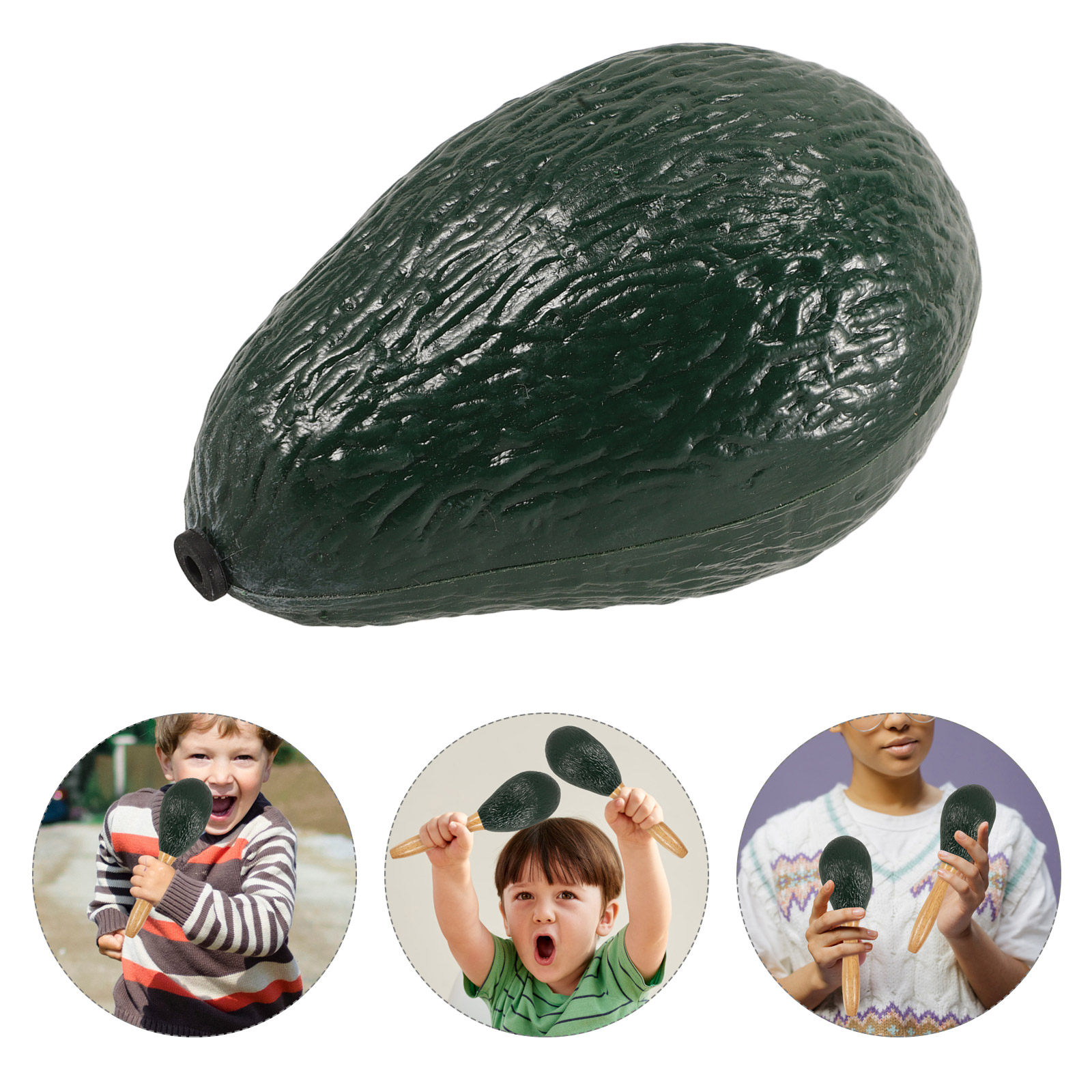 Musical Instrument Maraca - Maracas en forme d'avocat, instrument de