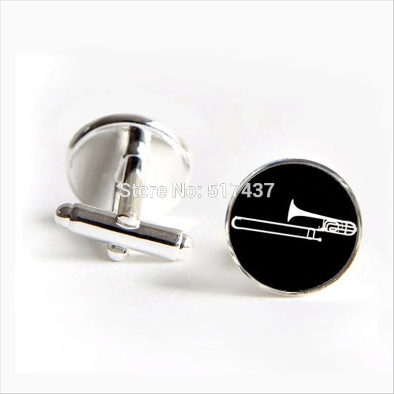Musical Instrument Brands - 2017 gros Trombone boutons de manchette
