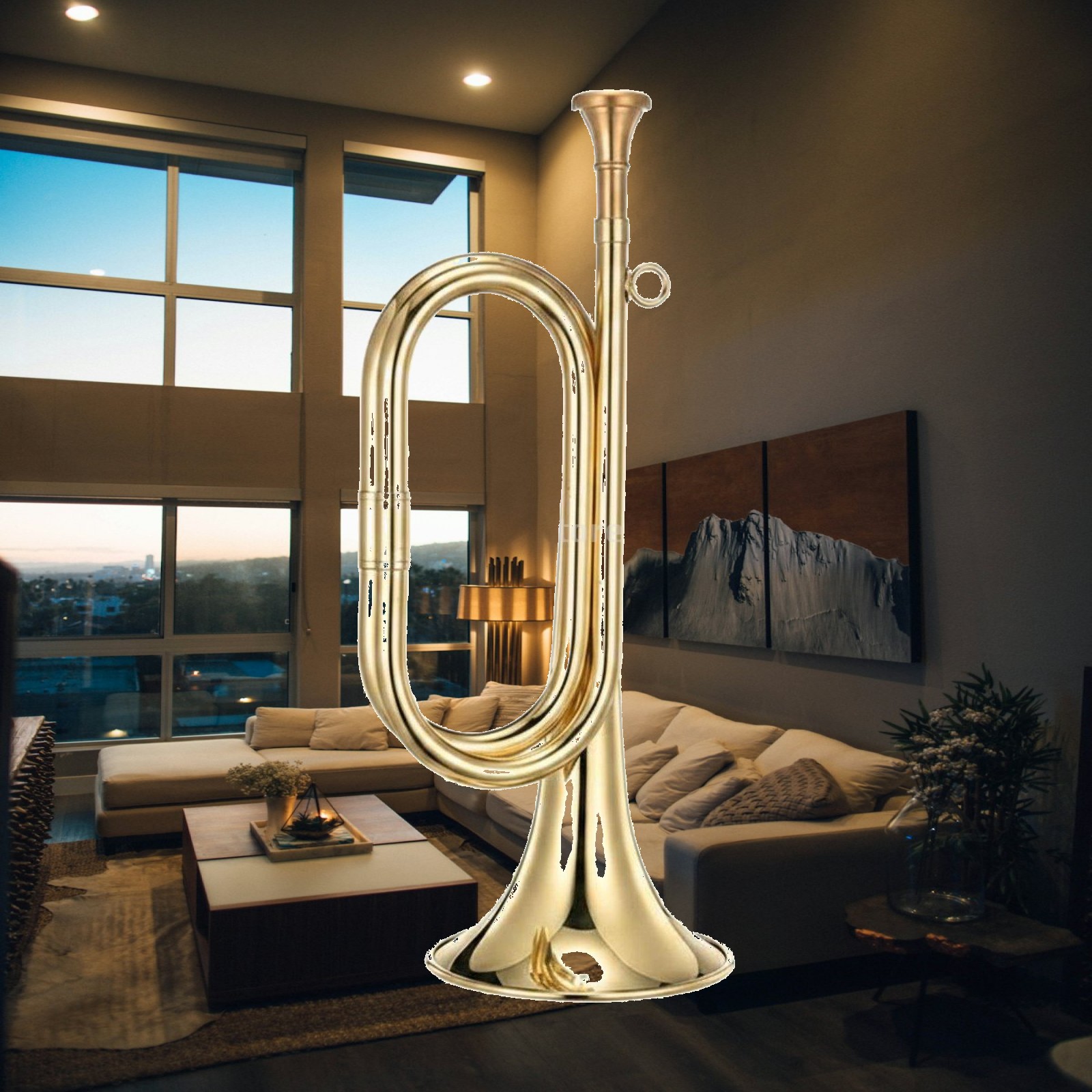 Musical Instrument Bugle - Corne musicale en laiton, cornet de