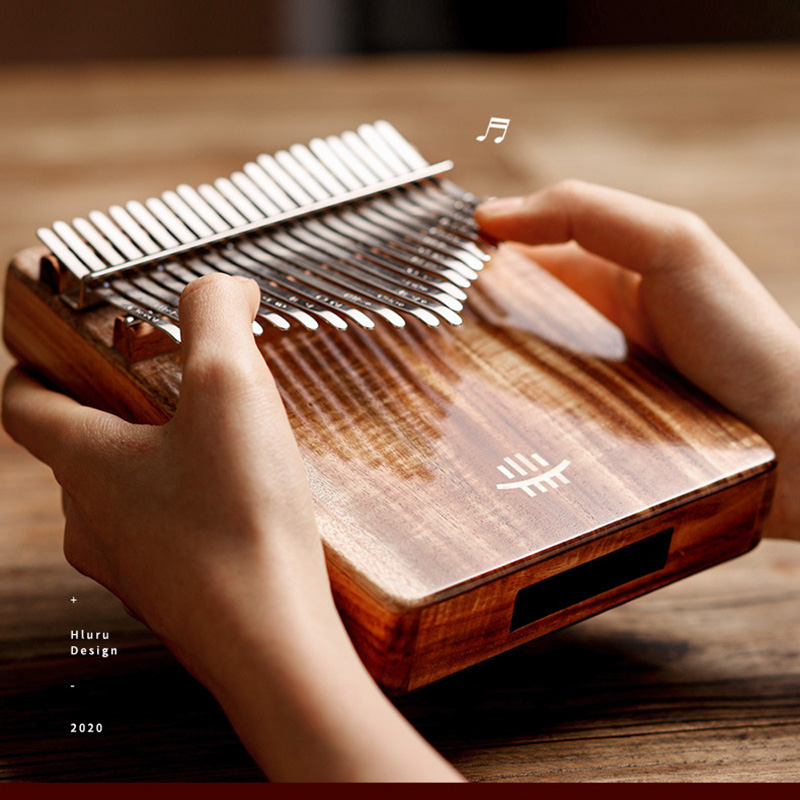 Musical Instrument Kalimba - Guitare Kalimba 17 touches avec trou,