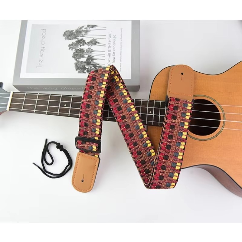 Musical Instrument Types - 1 sangle réglable pour ukulélé, large