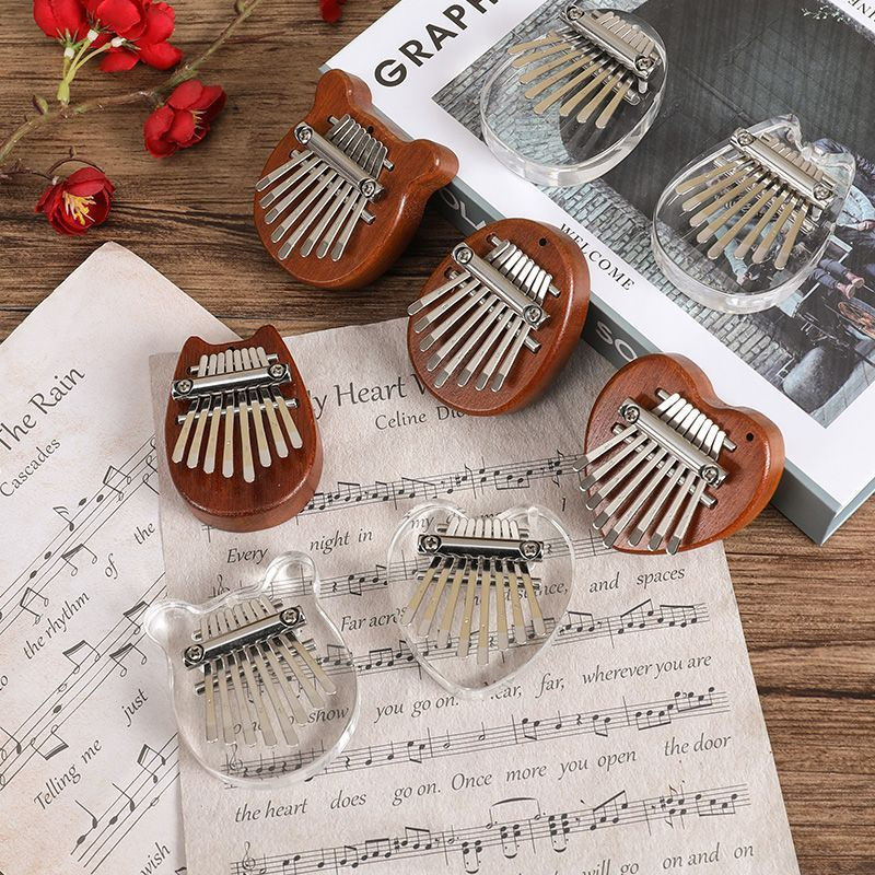 Musical Instrument Kalimba - 5*7 cm 8 touches Kalimba pouce