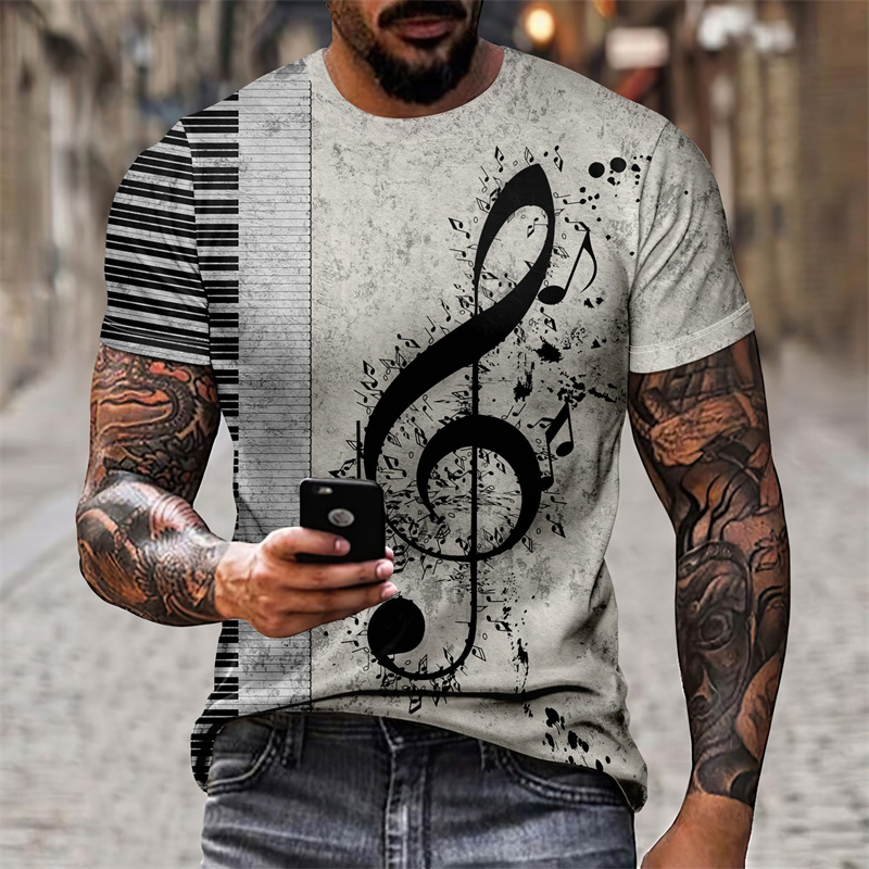 Musical Instrument Japan - T-Shirt à Manches Courtes et Col