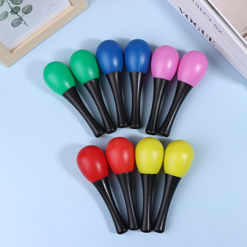 Musical Instrument Maraca - Maracas en plastique, marteau à sable,