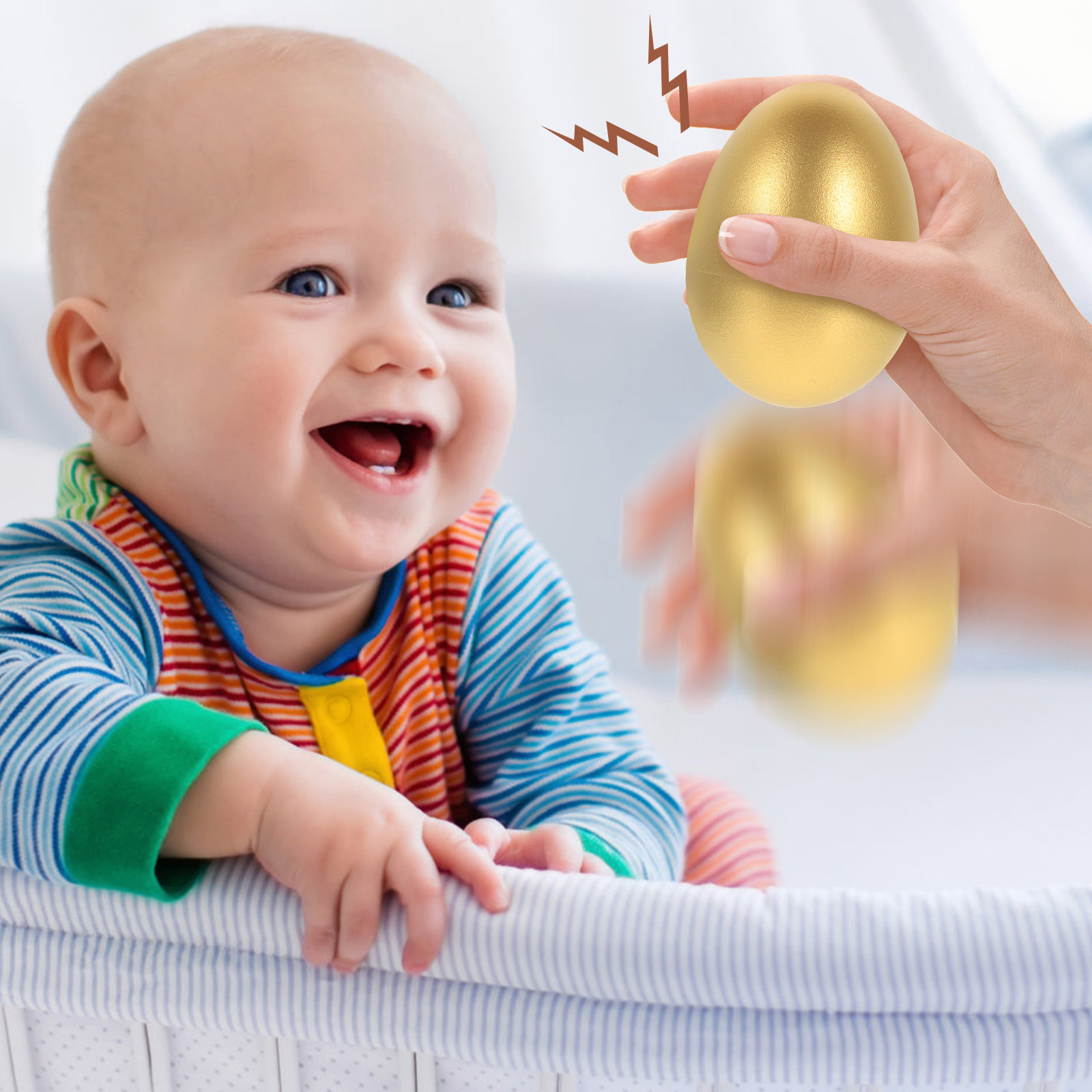 2 pièces d'œufs de sable music - Musical Instrument For Babies avis et prix