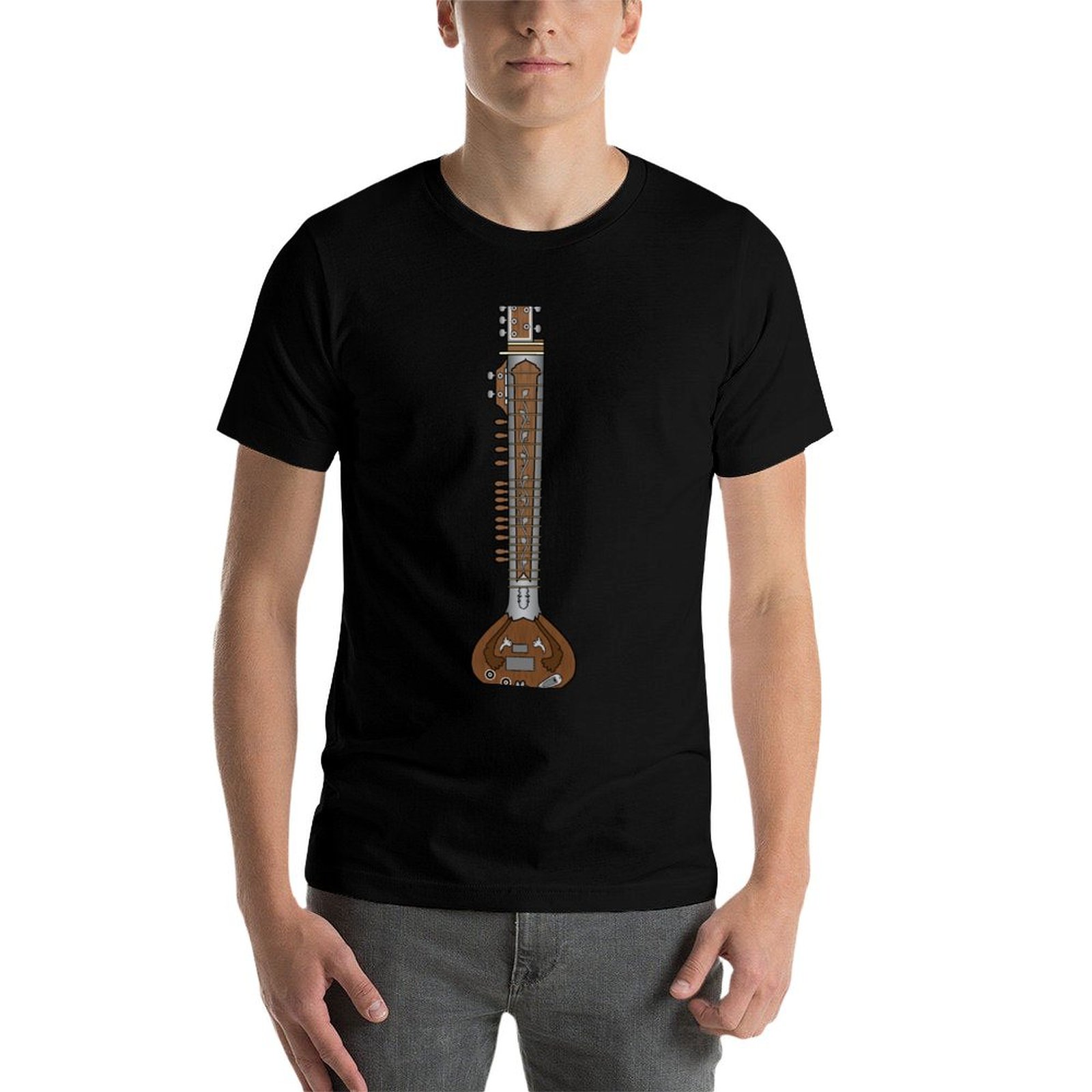 INSTRUMENTS DE MUSIQUE - T-shi - Musical Instrument Sitar avis et prix