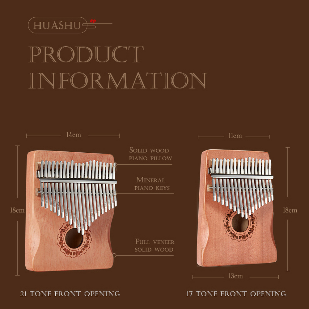 Hluru Kalimba 17 touches, pian - Musical Instrument Kalimba avis et prix