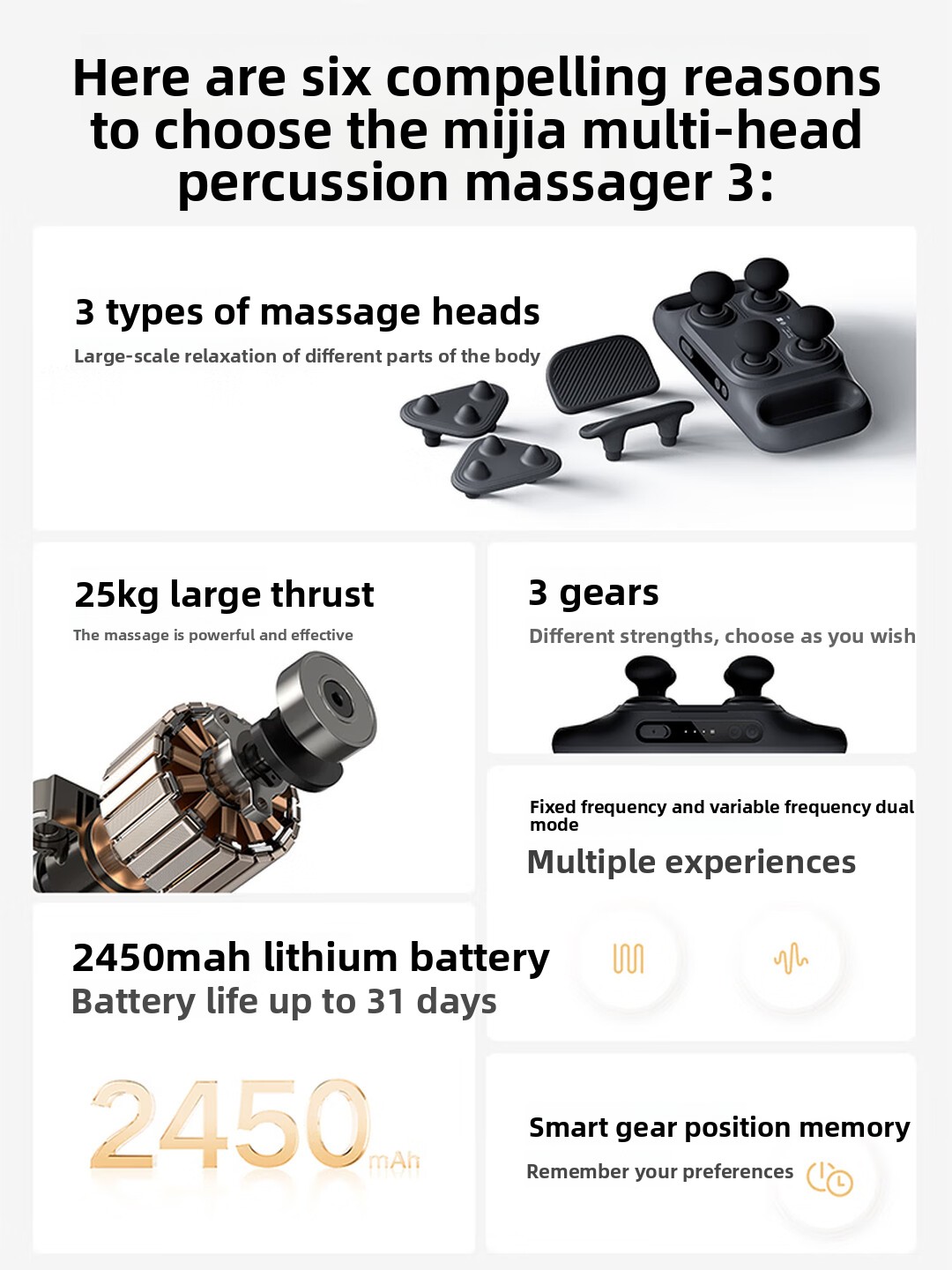Pistolet de massage multi-tête - Vibraslap Percussion avis et prix