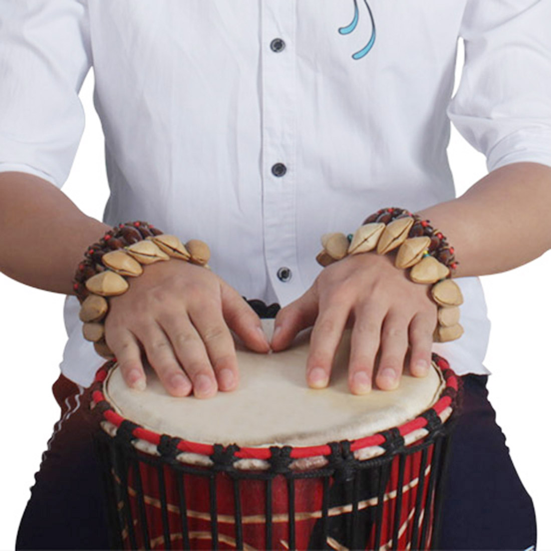 Bracelet à coquilles de noix I - Musical Instrument Djembe avis et prix