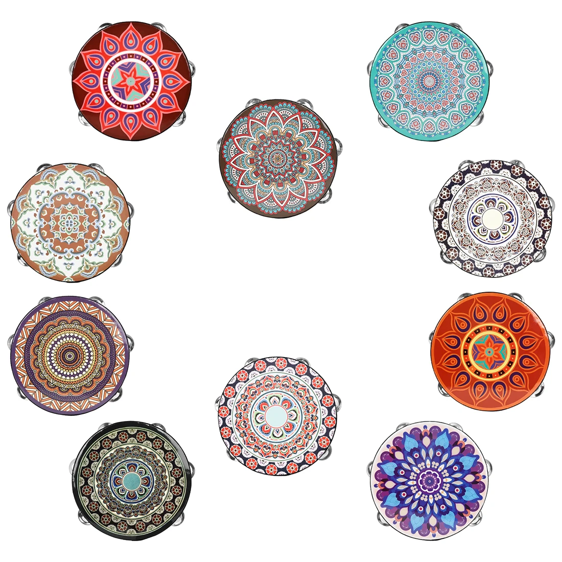 Tambourin portable de 8 pouces - Musical Instrument Ancient avis et prix