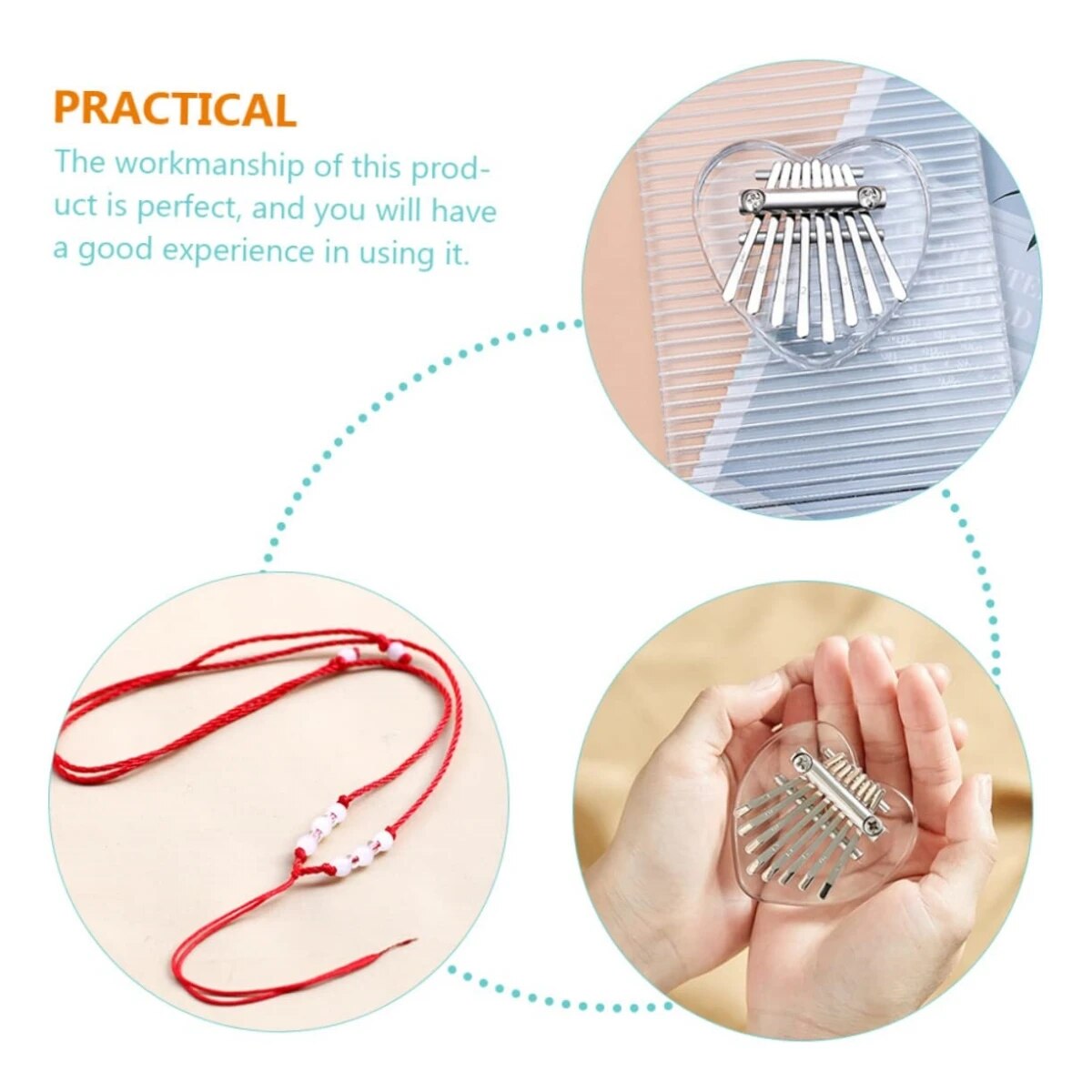 Miwayer 8 touches Mini Kalimba - Musical Instrument Kalimba avis et prix