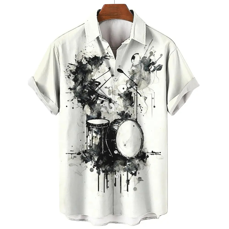 Chemise hawaïenne à motifs mus - Musical Instrument Japan avis et prix