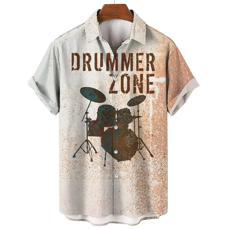 Chemise hawaïenne à motifs mus - Musical Instrument Japan avis et prix