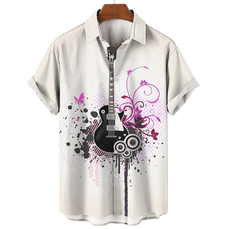 Chemise hawaïenne à motifs mus - Musical Instrument Japan avis et prix