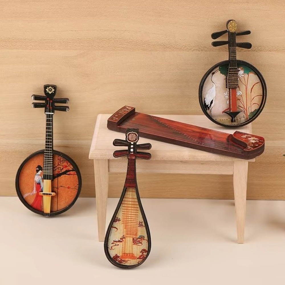 Lot de 4 aimants de réfrigérat - Musical Instrument Ancient avis et prix