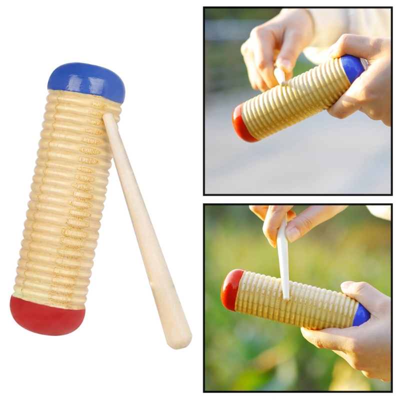 Guiro Scraper Music Guiro Scra - Musical Instrument Mallet avis et prix