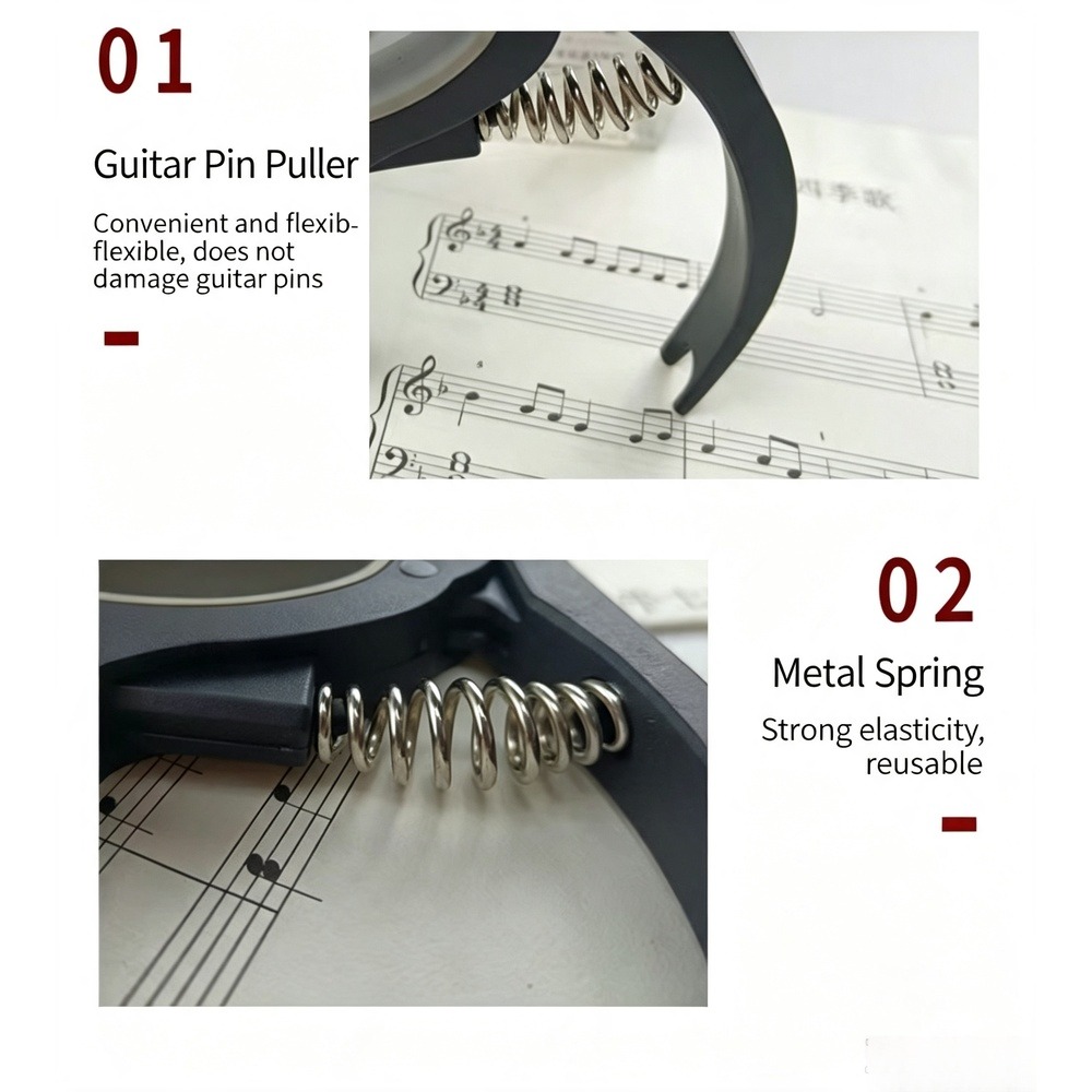 Capodastre 2 en 1 avec extract - Musical Instrument Types avis et prix