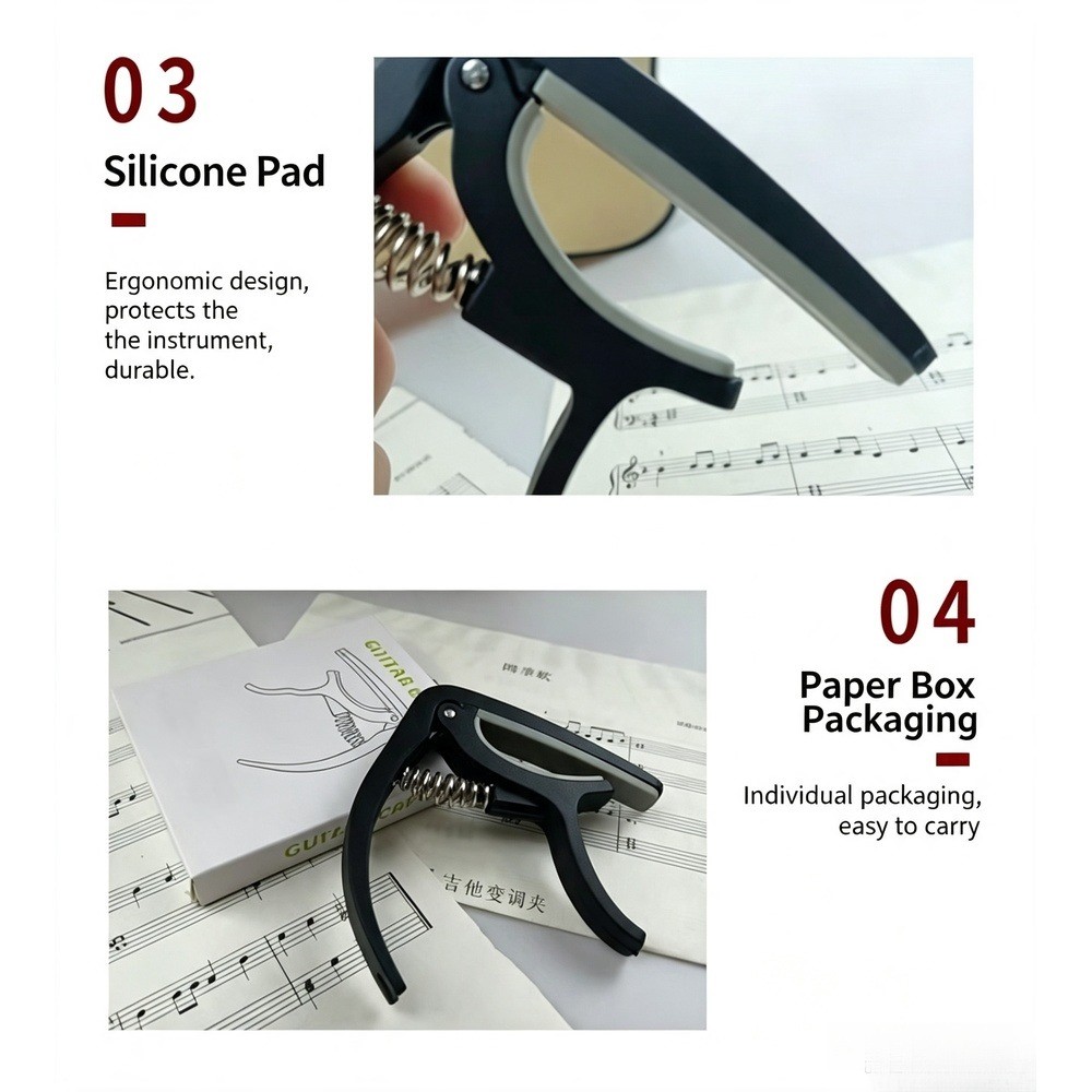 Capodastre 2 en 1 avec extract - Musical Instrument Types avis et prix
