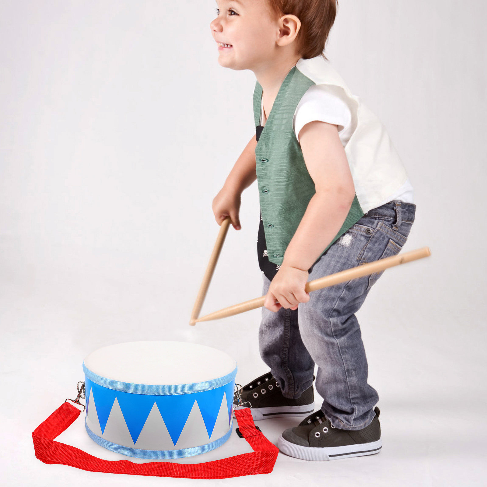 1 ensemble de tambours en bois - Musical Instrument For Babies avis et prix