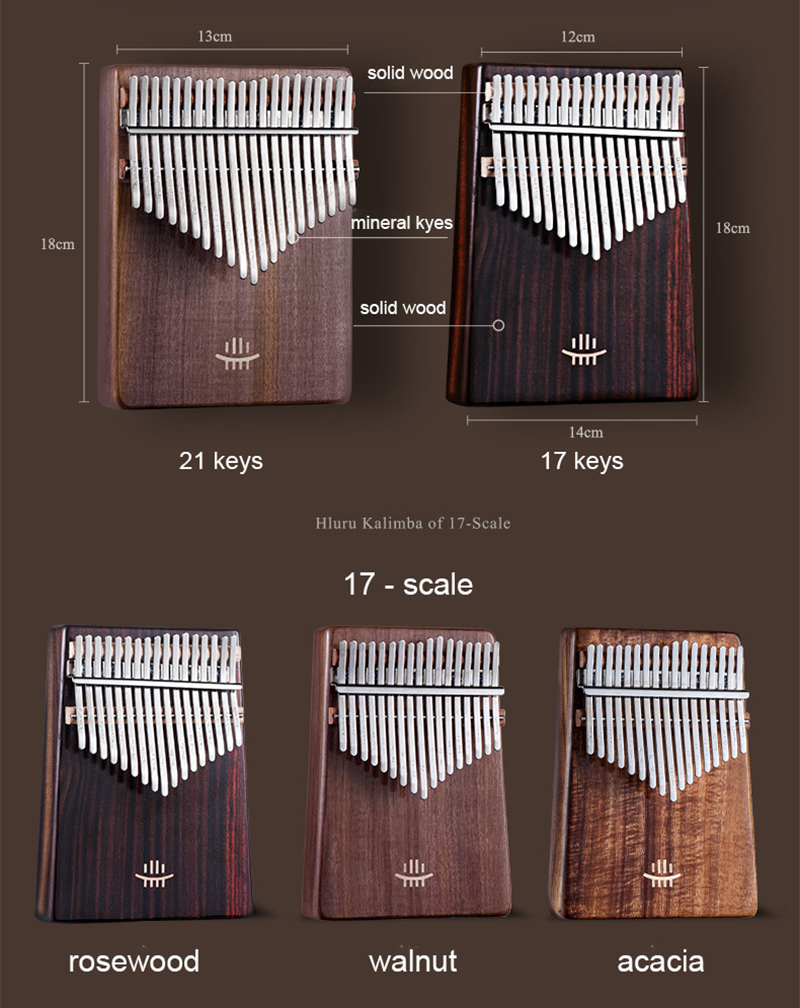 Guitare Kalimba 17 touches ave - Musical Instrument Kalimba avis et prix