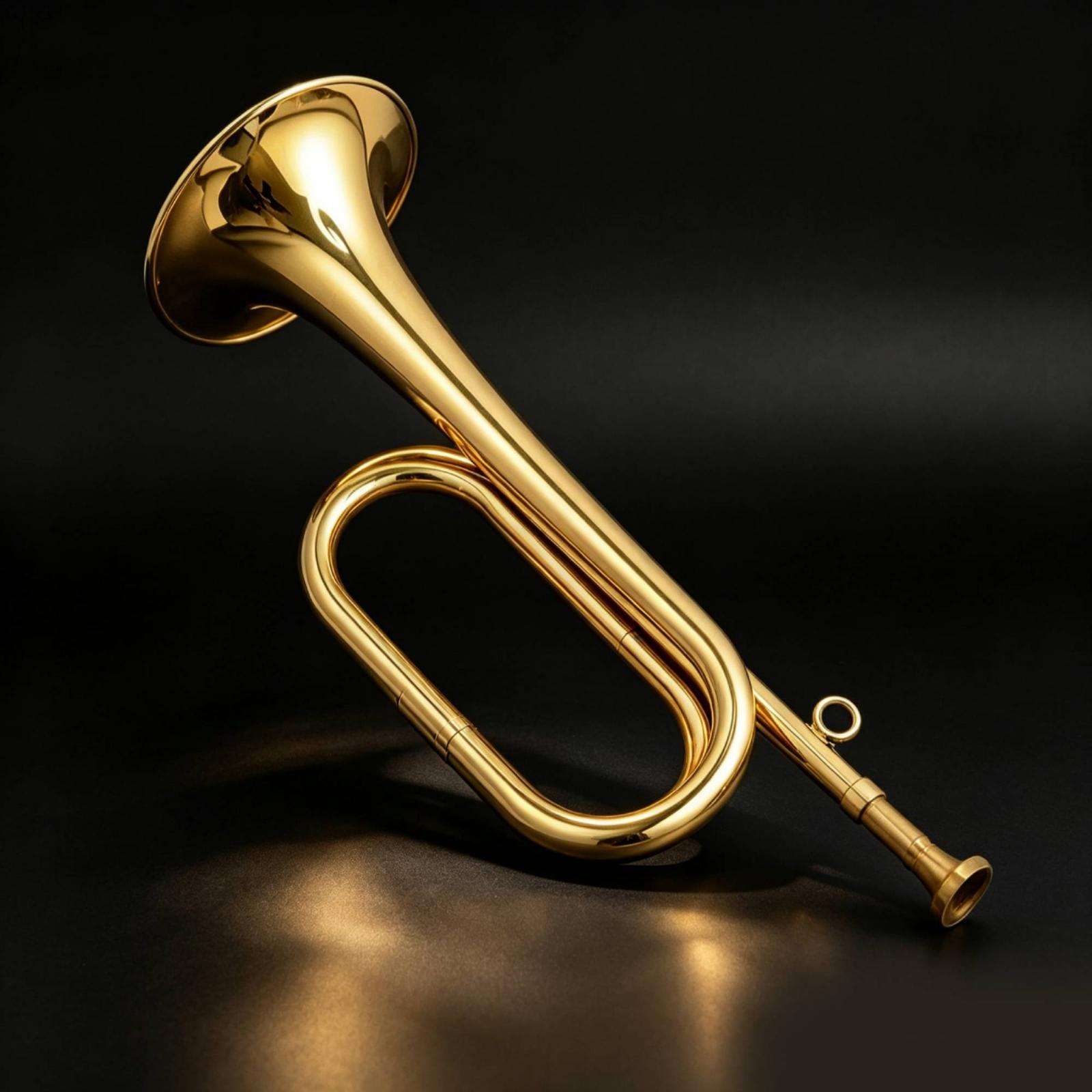 Mini cor en laiton compact ave - Musical Instrument Bugle avis et prix