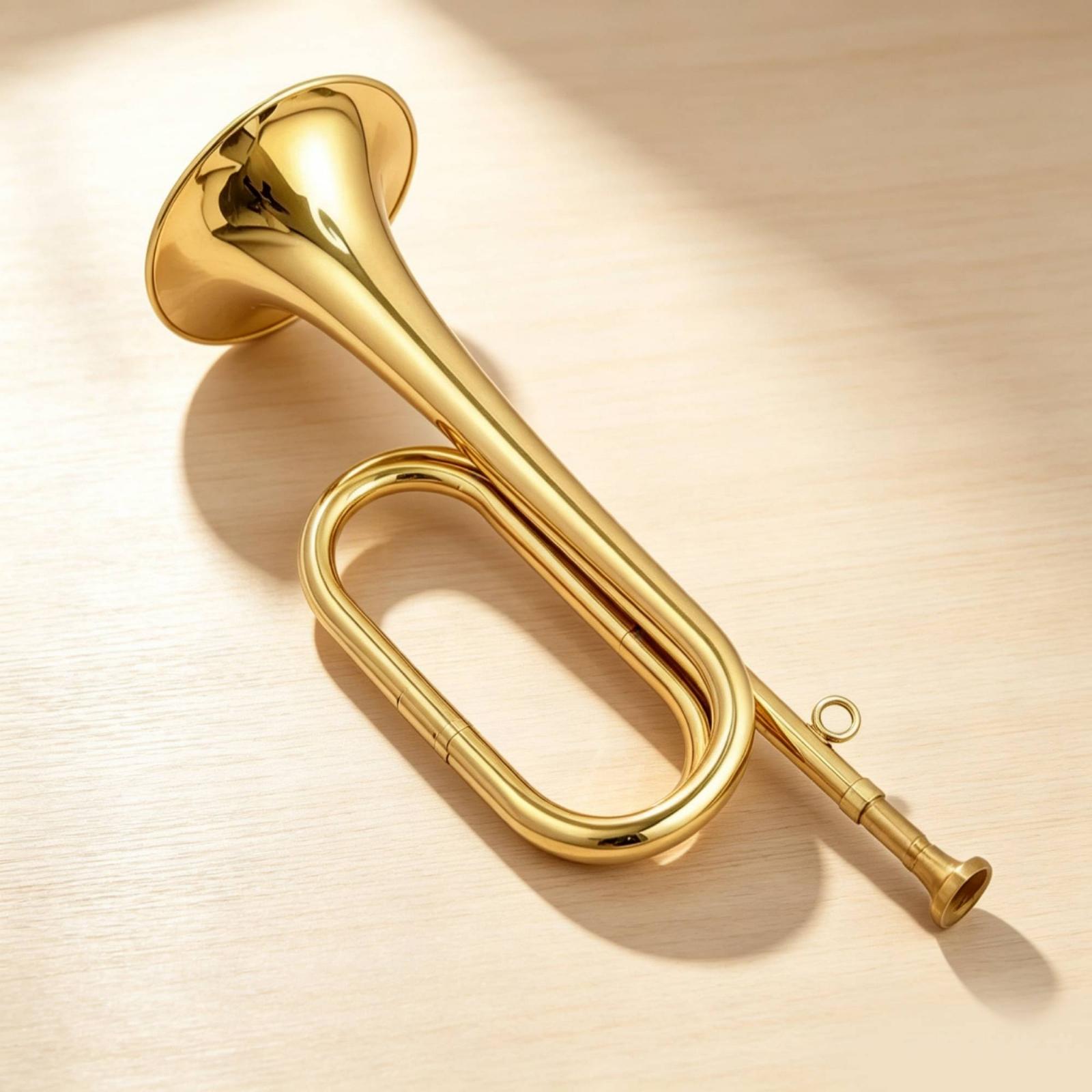 Mini cor en laiton compact ave - Musical Instrument Bugle avis et prix