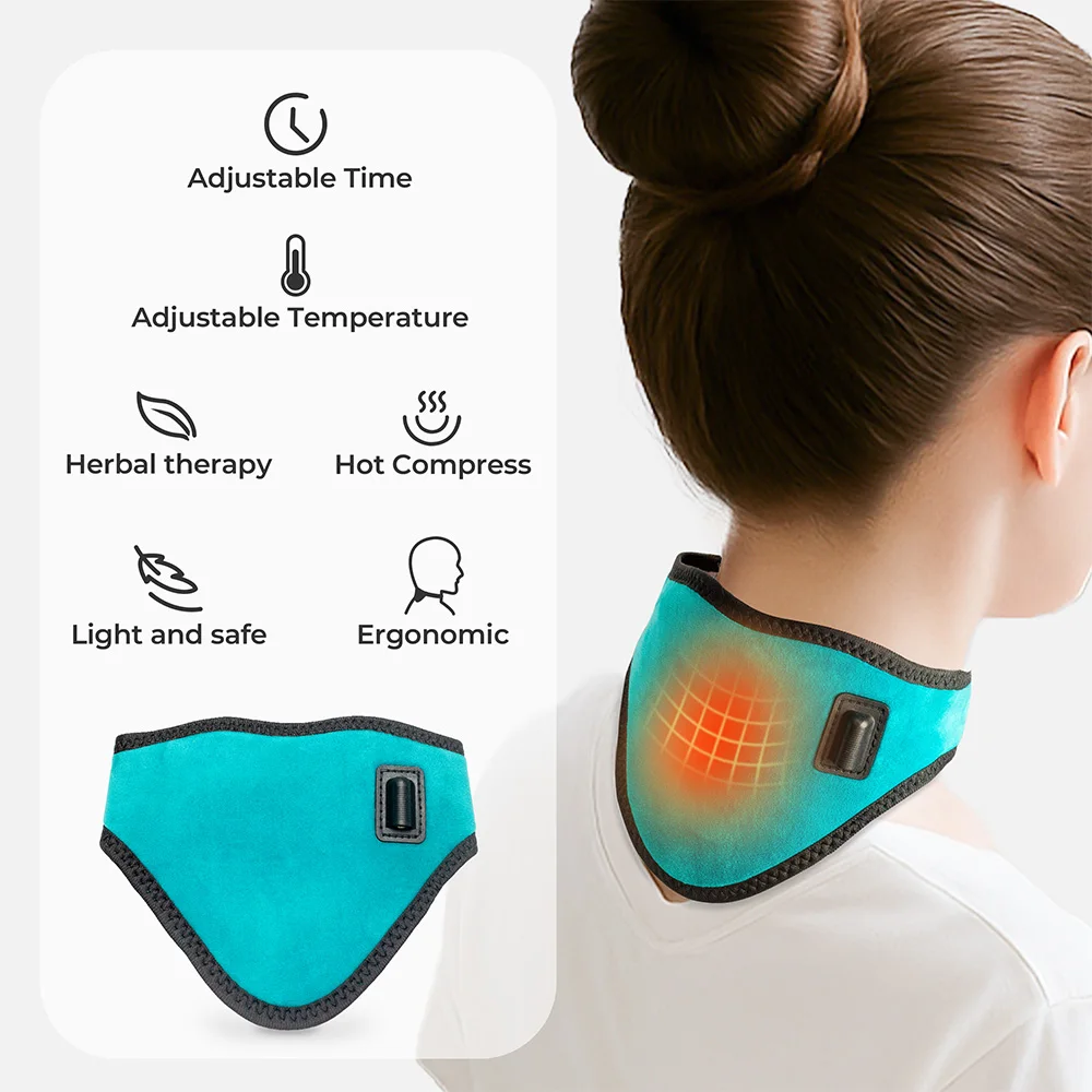 Collier cervical chauffant éle - Vibraslap Percussion avis et prix