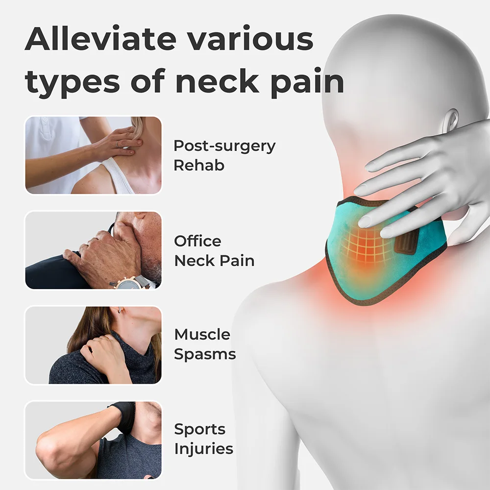 Collier cervical chauffant éle - Vibraslap Percussion avis et prix