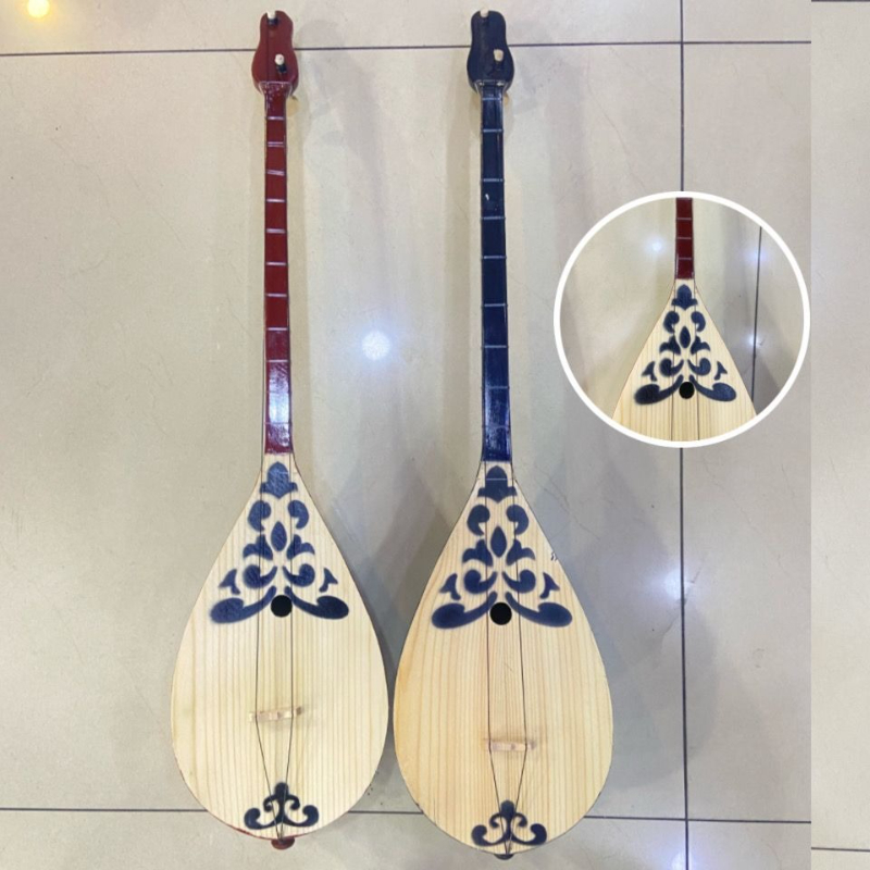 80CM Dombra 2 cordes Kazak Ins - Musical Instrument Maraca avis et prix