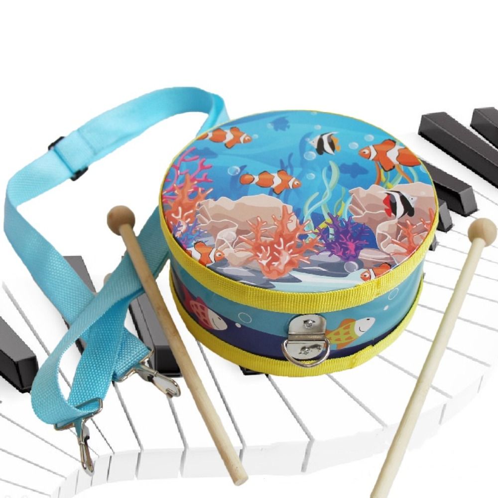 Tambour en bois pour enfants,  - Musical Instrument With Hand avis et prix