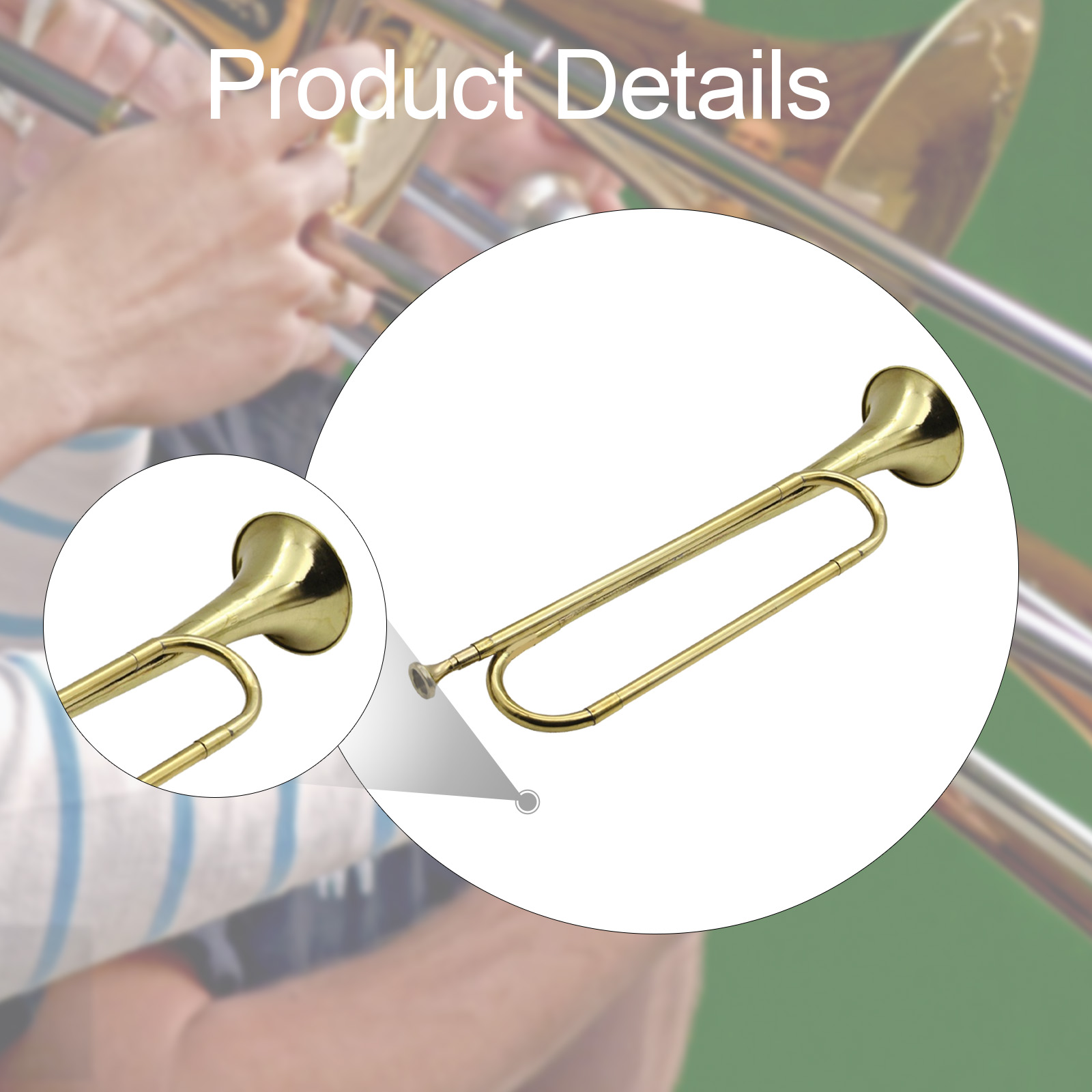 Trompette en laiton, instrumen - Musical Instrument Bugle avis et prix