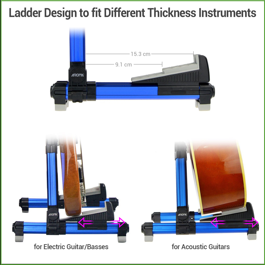 Support de guitare pliable en  - Musical Instrument Types avis et prix