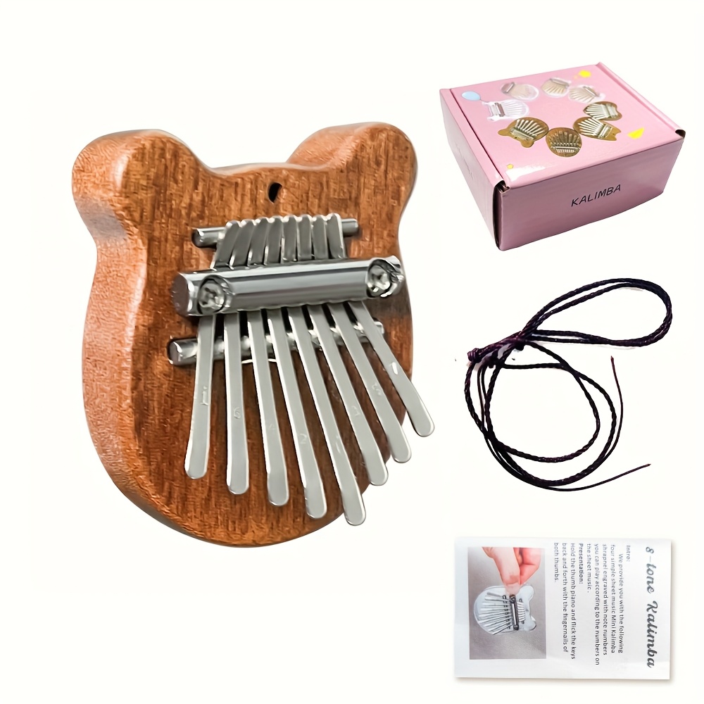Mini piano Kalimba en bois à 8 - Musical Instrument Kalimba avis et prix