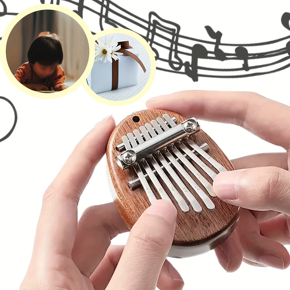 Mini piano Kalimba en bois à 8 - Musical Instrument Kalimba avis et prix