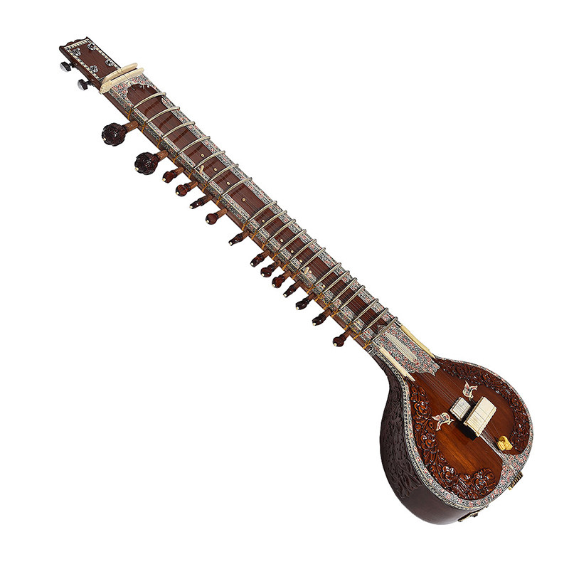 Sitar indien classique sculpté - Musical Instrument Sitar avis et prix