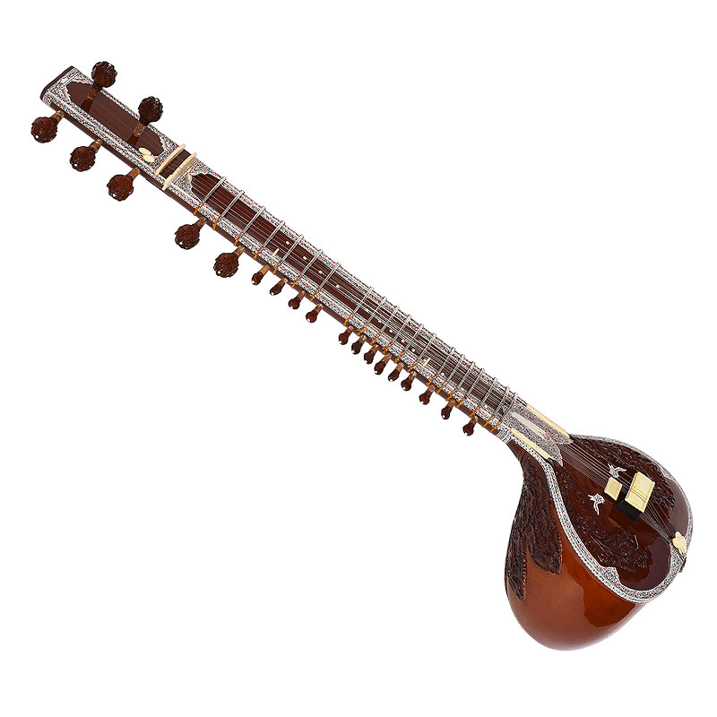 Sitar indien classique sculpté - Musical Instrument Sitar avis et prix