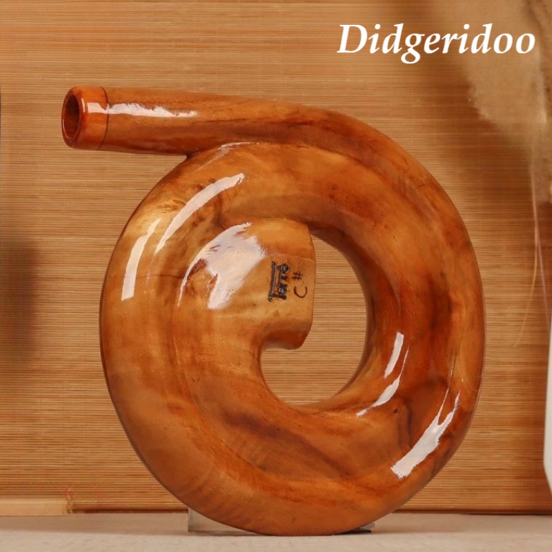Didgeridoo en spirale en bois, - Musical Instrument Didgeridoo avis et prix