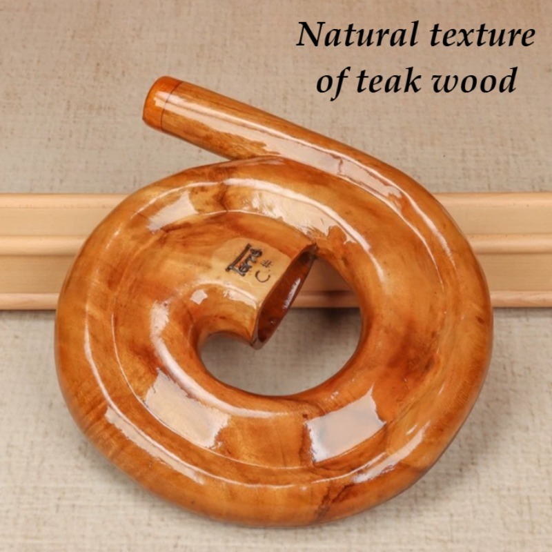Didgeridoo en spirale en bois, - Musical Instrument Didgeridoo avis et prix