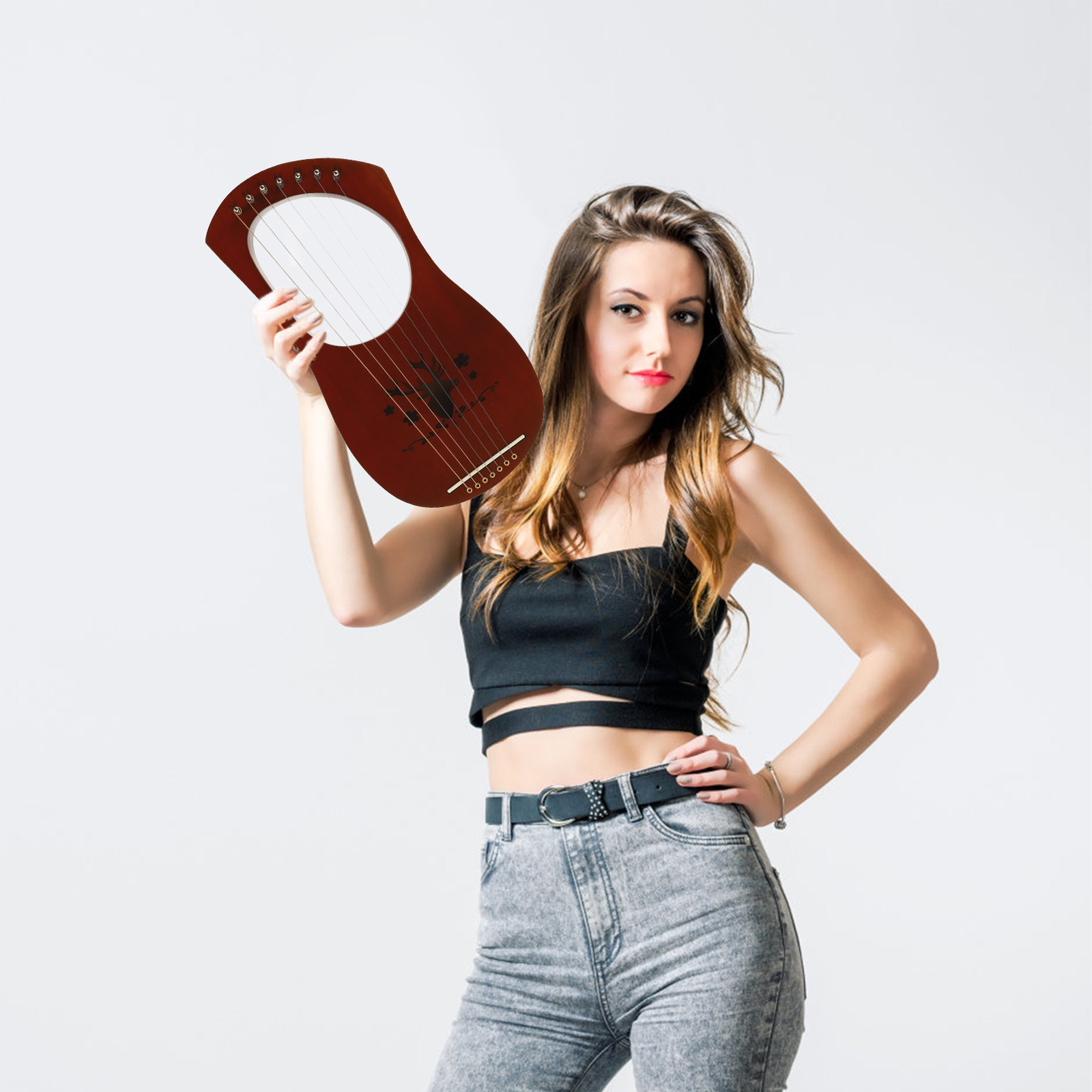 1 ensemble de lyre en bois rét - Musical Instrument Ancient avis et prix