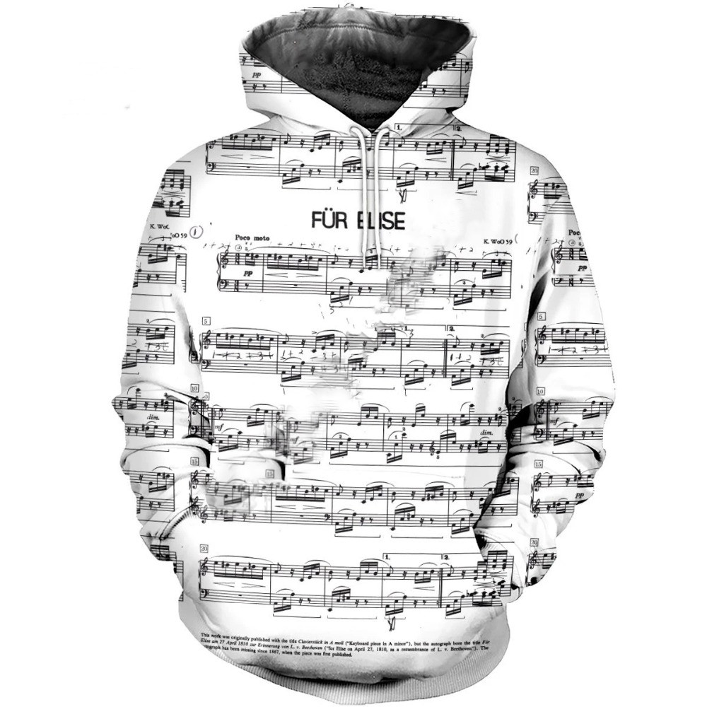 Sweats à capuche College en 3D - Musical Instrument Japan avis et prix