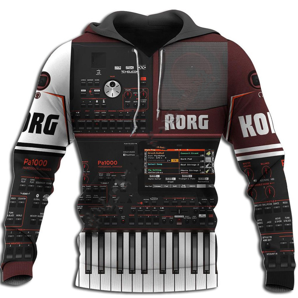 Sweats à capuche College en 3D - Musical Instrument Japan avis et prix