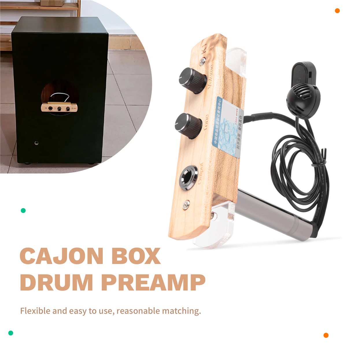 A85P Préampli/Captation pour C - Cajon Musical Instrument avis et prix